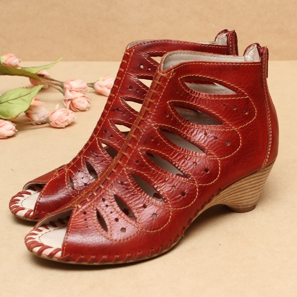 Anthropologie Shoes - ANTHROPOLOGIE Pikolinos Peep Toe Sandia Booties